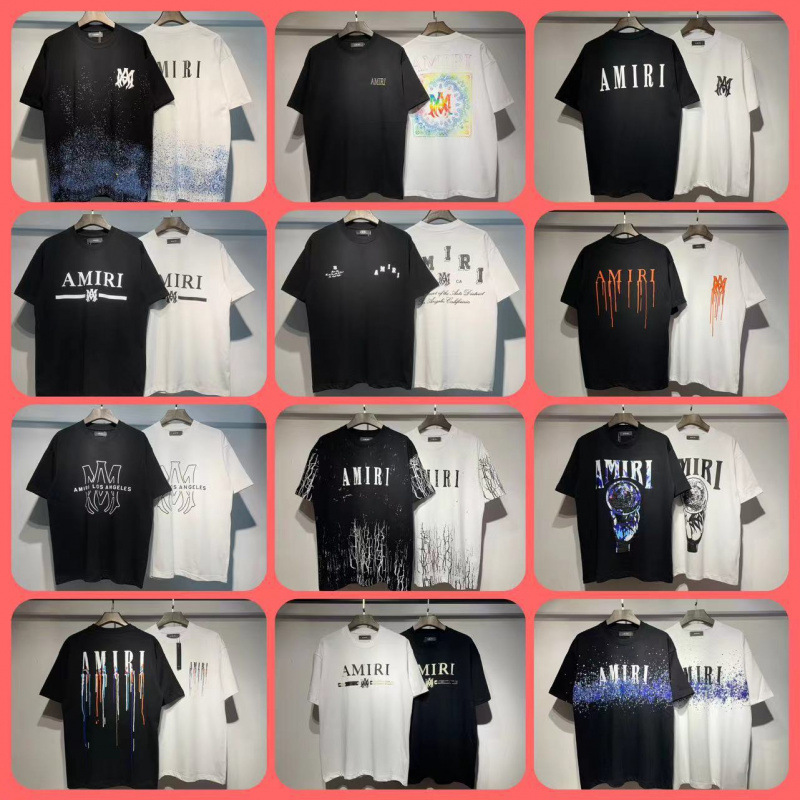 . Amiri Heart Dagger Sword Heart Dagger Print T-Shirt American High Street Style Loose Short-Sleeved Trendy Brand . Amiri Heart Dagger Sword Heart Dagger Print T-Shirt American High Street Style Loose Short-Sleeved Trendy Brand