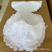 纸花 大白花 40公分车头花  多种尺寸可选择 云洋殡葬用品