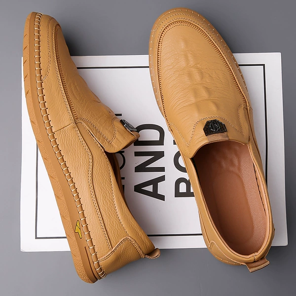Yellow single shoes
