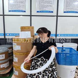 供应大规格聚四氟乙烯法兰垫片  特氟龙密封环