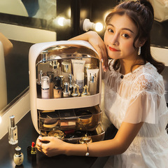 Internet celebrity cosmetics storage box portable dust-proof and waterproof drawer-type dressing table lipstick skin care product desktop storage box