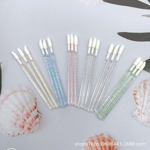Spot wholesale disposable lip brush lipstick cotton stick portable lipstick lipstick brush lipstick glaze cosmetic manufacturers