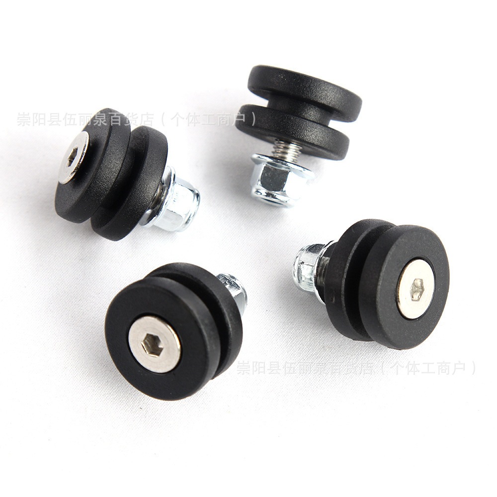 Universal Quick-Release Base Pad for Motorcycle Side Boxes, Aluminum Alloy Pad, Motorcycle Aluminum Alloy Side Box Latch, Tail Box Latch