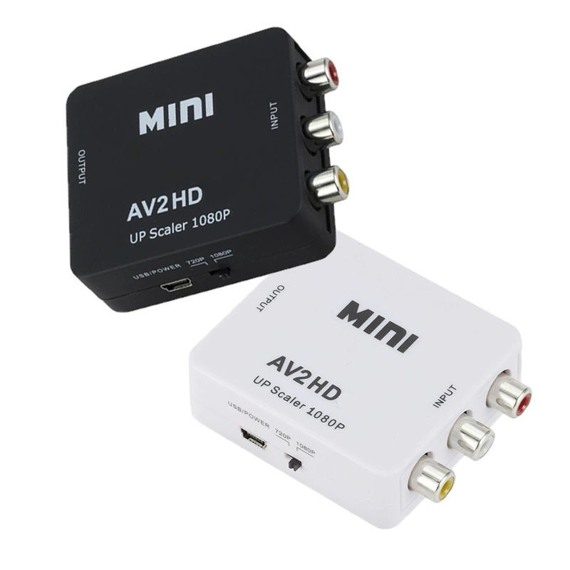 AV в HDMI преобразователь высокой четкости 1080P RCA мониторинг игровая приставка к телевизору AV в HDMI