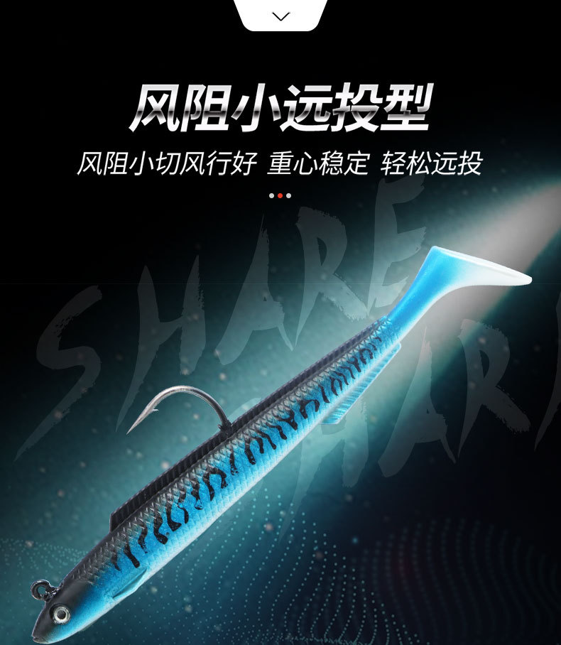 15cm30g路亚电鳗包铅鱼假饵镭射鳗鱼软饵黑鱼路亚t尾仿生包铅-阿里巴巴