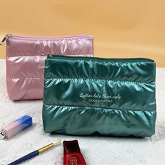 現物ファッション綿防水化粧バッグ多機能携帯洗面バッグ高級感手持ちバッグ収納袋