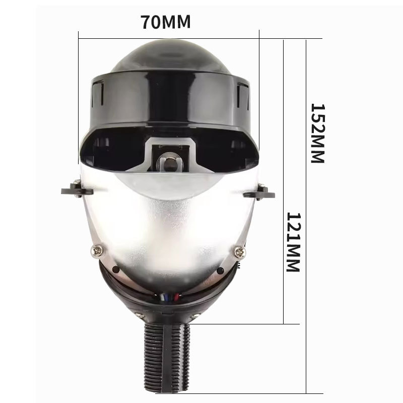 A5 2.5 pulgadas lente LED faro LED automóvil de alta potencia lente de luz frontal coche ojo de pez