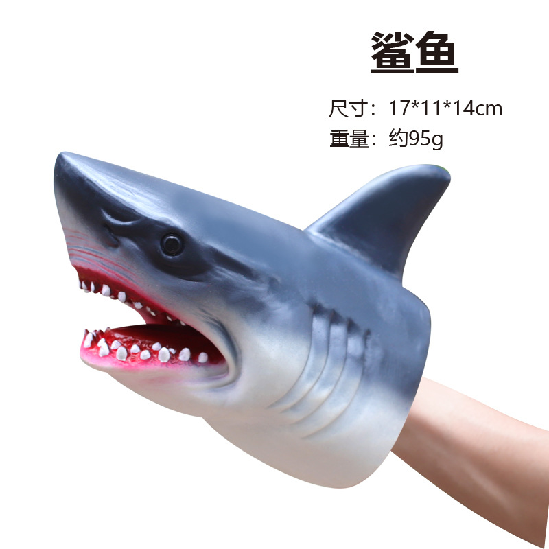 Dinosaurio garra de dinosaurio guantes de muñecas de goma blanda triceratosaurio tiranosaurio simulación animal modelo de juguete para niños