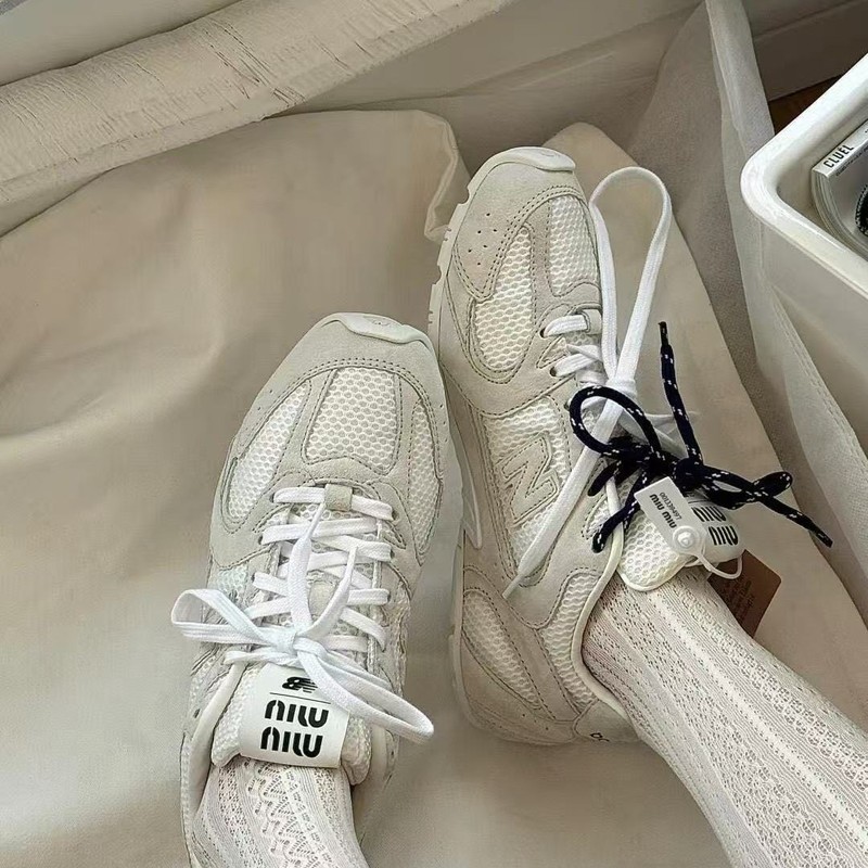 莆田鞋纯原NB530 x Miu复古做旧休闲德训鞋女 百搭网面情侣运动鞋|undefined