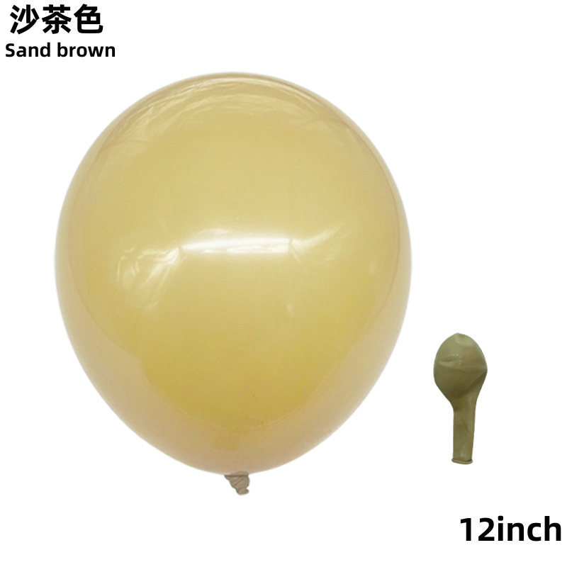 12 pulgadas personalizado retro globo cumpleaños fiesta decoración paquete boda arreglo globo al por mayor Morandi color