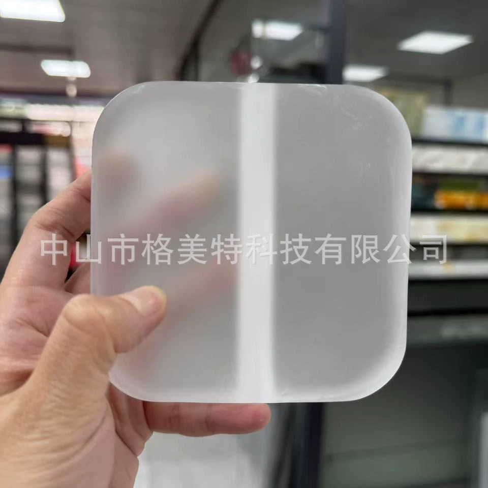 Хрустальный стеклянный лист, перегородка из матового стекла, простой входной материал из нержавеющей стали