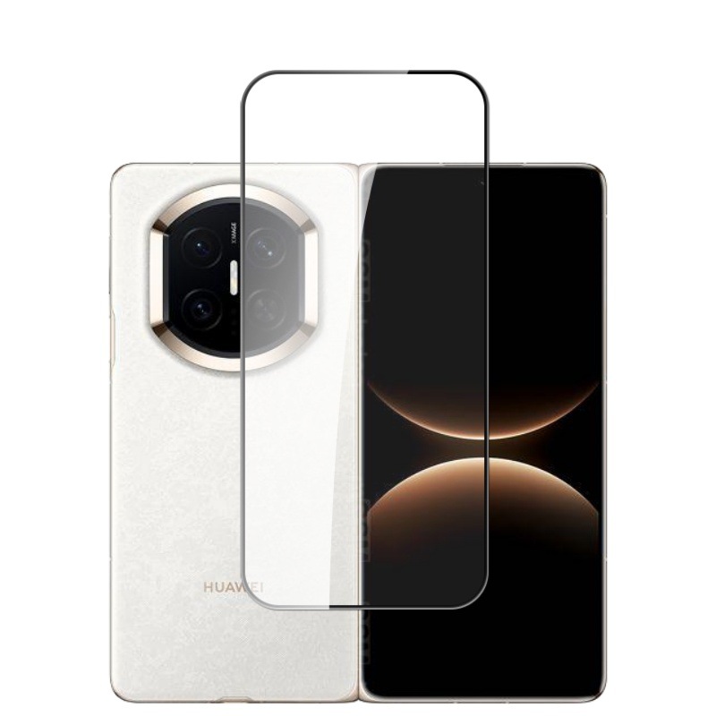 Aplicable para Huawei MateX7 película de endurecimiento curva anillo de goma de alta definición antiepiloto pantalla de vidrio a prueba de explosiones película de lente de impresión de pantalla