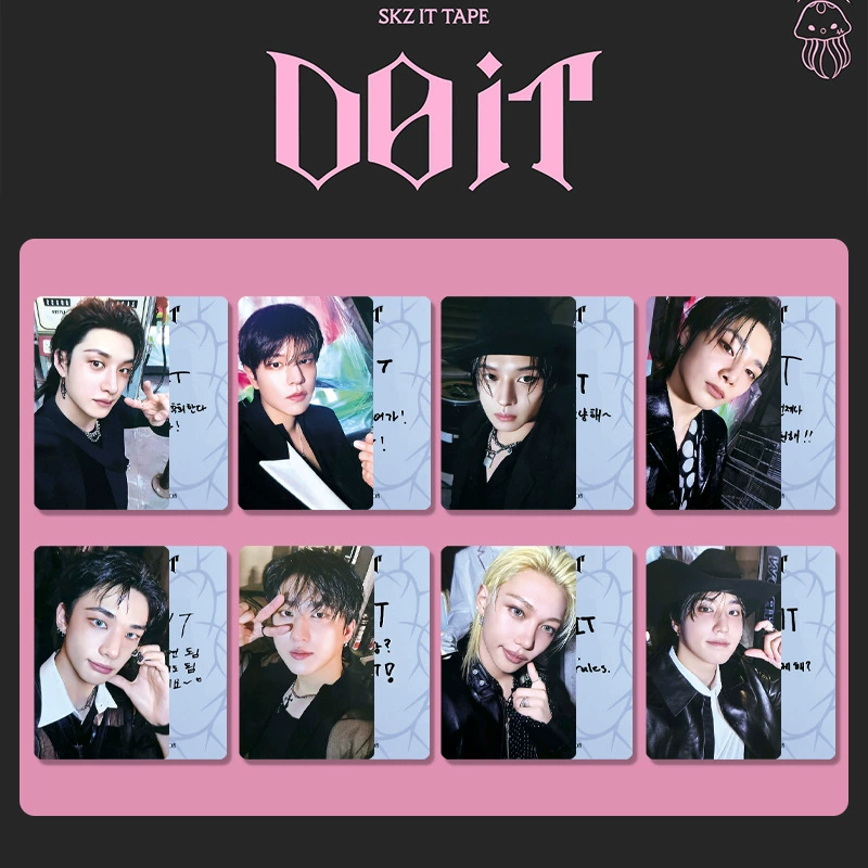 Stray Kids "DO IT" Флаш-карта Удачная карта Специальная карта Stray Kids Официальный стиль тот же периферийный