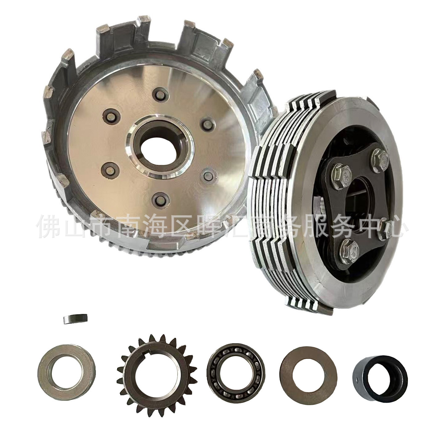 Fabricantes de embrague del sudeste asiático piezas de motocicleta WAVE125 W125 4 columnas 5 piezas de embrague conjunto tambor