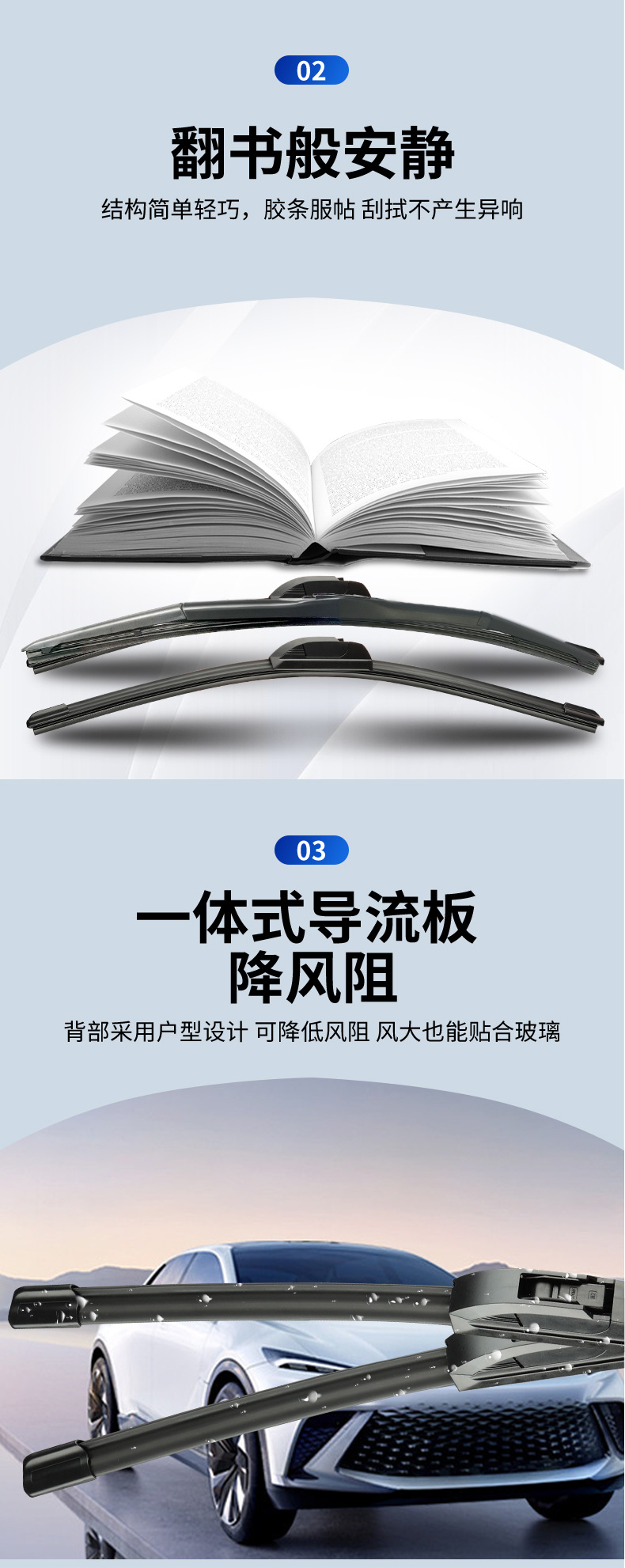 Suitable for Honda Crv Wiper Blades, Fit, Xrv, 10Th Generation Civic, Lingpai, Accord, Odyssey, and Vezel Special Wiper Blades