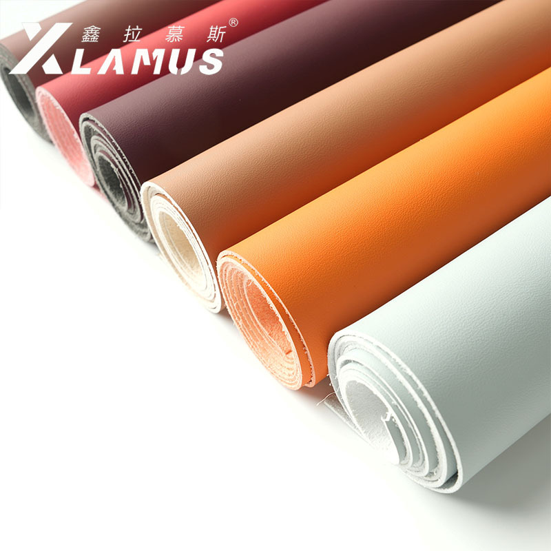 厂家现货细牛纹1.2厚超纤皮革面料家具软包用耐磨灯具工艺品超纤