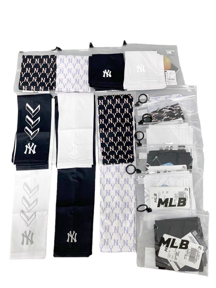 韓國MLB冰袖夏戶外防曬袖套護臂防紫外線老花ny開車男女ET07