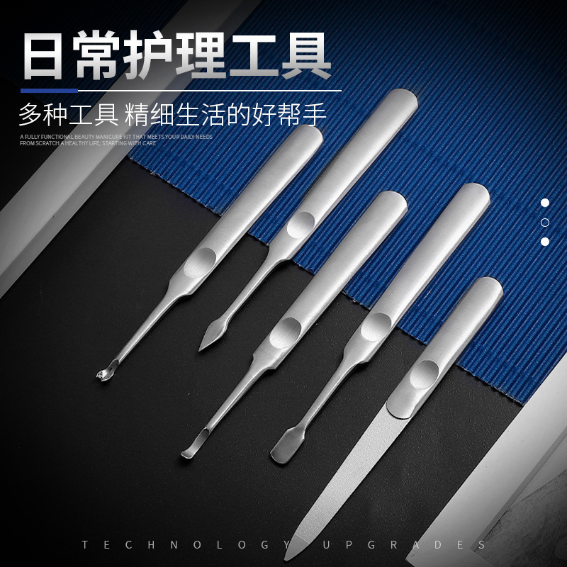 Stainless Steel Mirror Light Nail File Dead Skin Removing Fork Nail Tool Set Stoneston Nail Manicure Dead Skin Fork Stainless Steel Mirror Light Nail File Dead Skin Removing Fork Nail Tool Set Stoneston Nail Manicure Dead Skin Fork