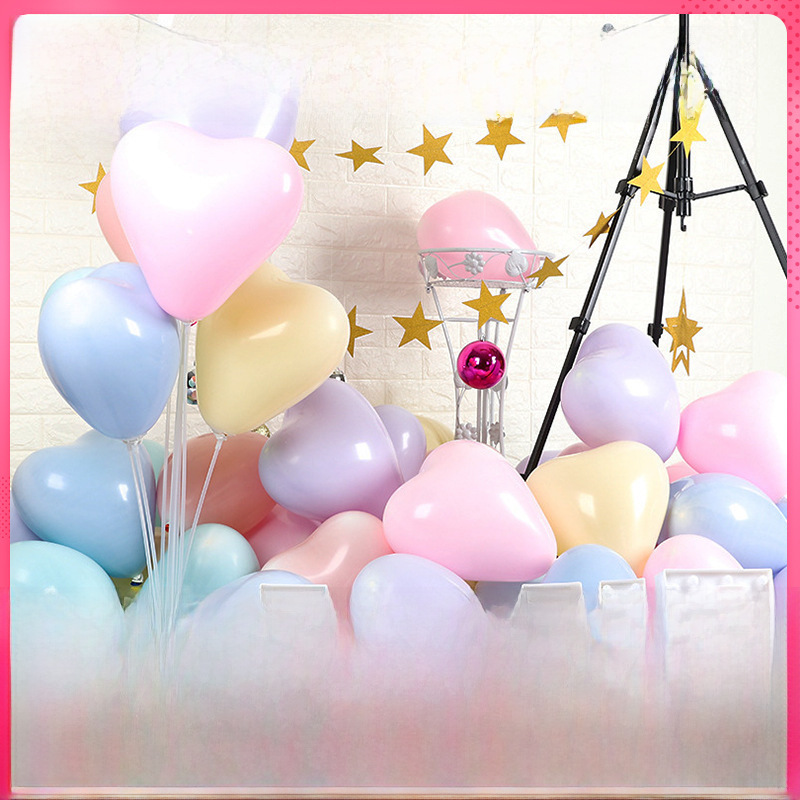 Double-layer balloon heart shaped for St. Valentine's Day