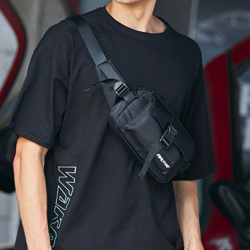 Fashion Chest Bag, Classic Men's Shoulder Backpack Casual Lightweight Waist Student Messenger Bag Sports Bag_voghion.com