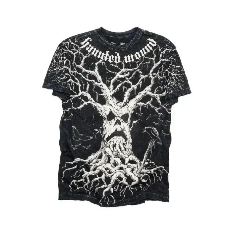 Y 2kレトロtシャツ新作原宿ヒップホップラウンドネックtシャツ男女半袖ゴシック上着ストリートウェア|undefined