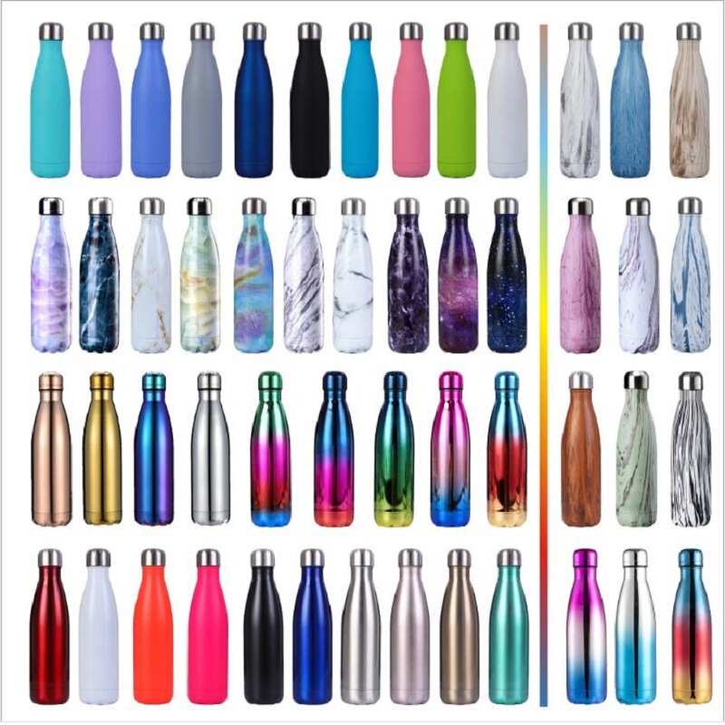 304ステンレス真空二重コーラボトル屋外卸売りギフトカップアマゾン便利運動水筒|undefined