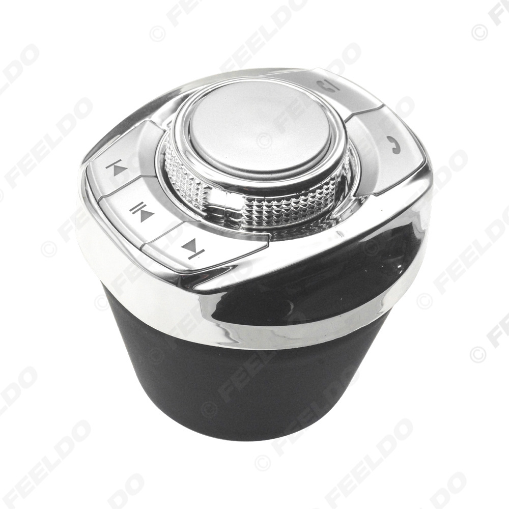 Coche universal control cuadrado inalámbrico 8-clave en forma de copa control del volante del coche clave controlador de volante inalámbrico