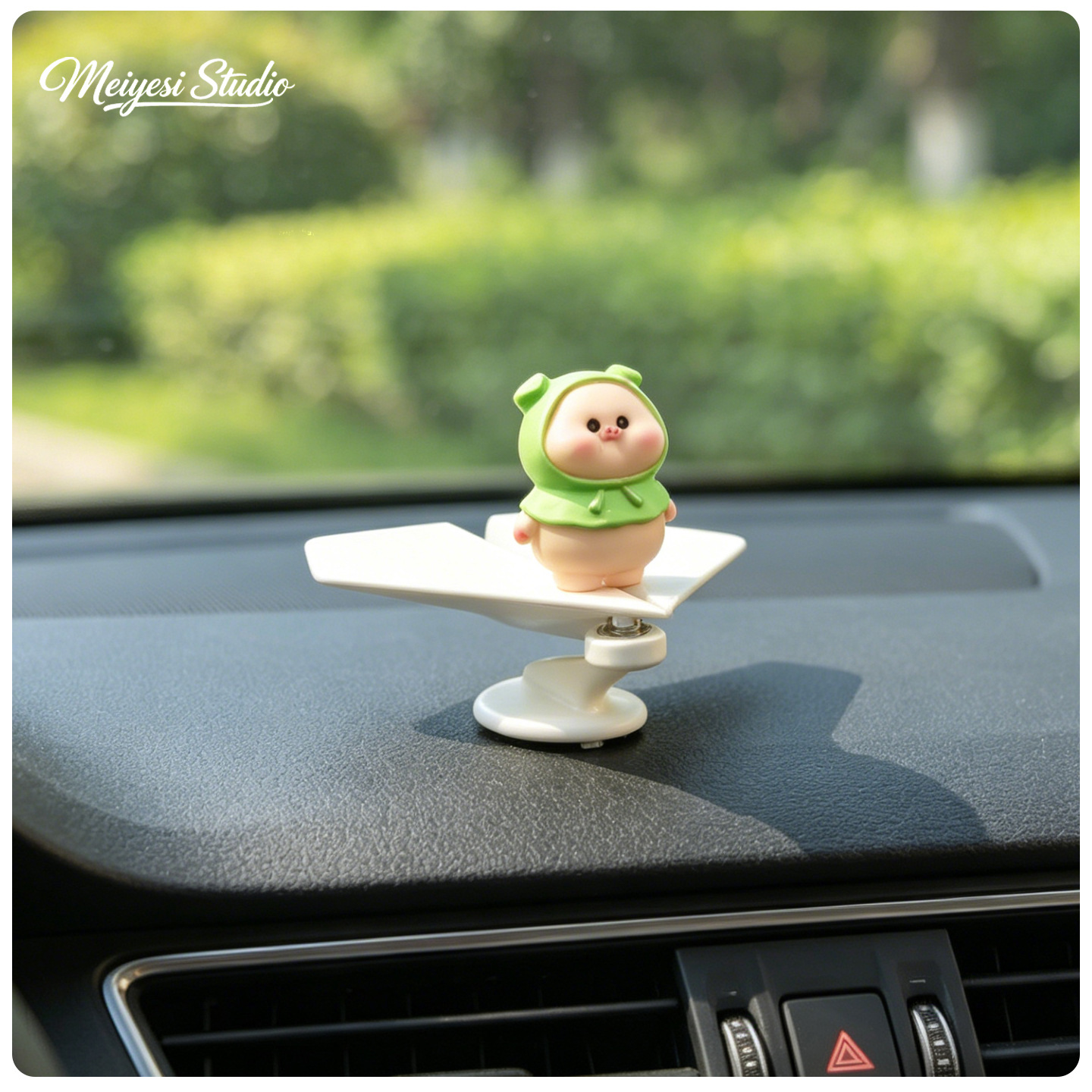 Crayón nuevo avión giratorio 2026 nuevo automóvil adorable joyería de dibujos animados decoración de curación descompresión