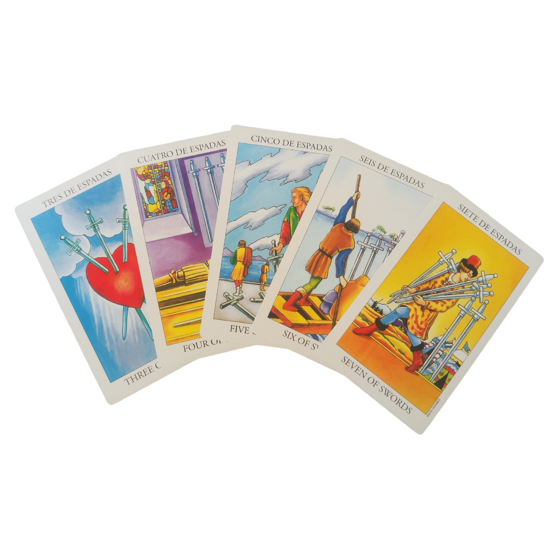 Bilingual Spanish-english Tarot Deck With Instructions Party Game_voghion.com