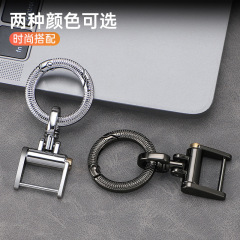 适用汽车钥匙扣女创意简约链挂件扣个性镶钻钥匙圈环书包挂饰绳带