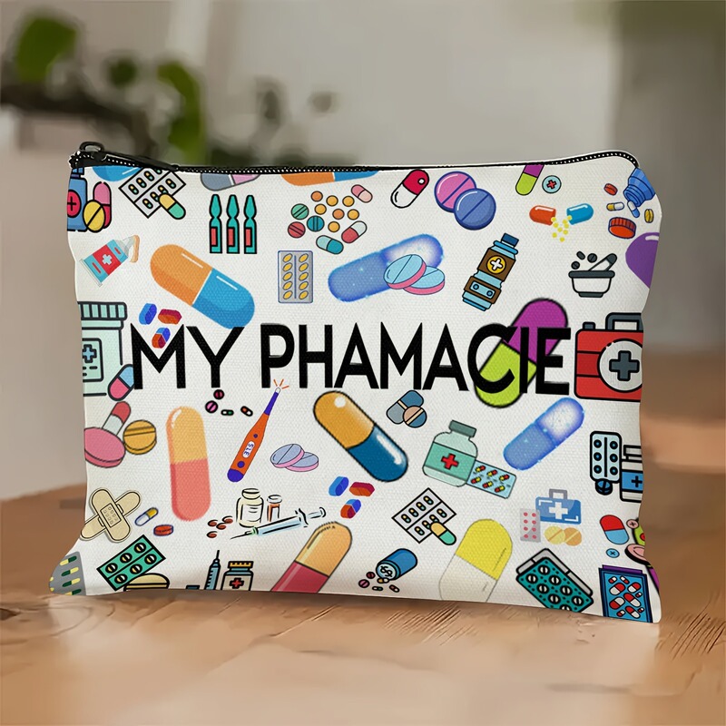 My Pharmacy, Multifunctional Cosmetic Bag, Medicine Storage Bag, Multifunctional Travel Bag, First Aid Kit, Small My Pharmacy, Multifunctional Cosmetic Bag, Medicine Storage Bag, Multifunctional Travel Bag, First Aid Kit, Small