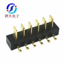 B01M-6P-R4智能门锁刀片式充电连接器卧式公母接插件2～12Pin
