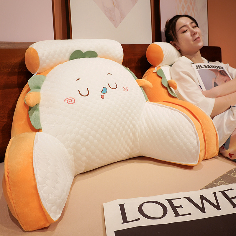 Ice Silk Cushion Office Lumbar Chair Backrest Sedentary Waist Support Pregnant Women Lumbar Cushion Backrest Seat Lumbar Pillow Summer