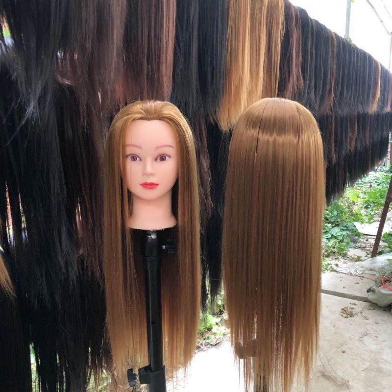 ヘッドマネキン、ヘアスタイリングヘッドマネキン、フルリアルヘアウィッグ、パーママネキン、見習い練習用ヘアスタイリングマネキン、モデルヘッドウィッグ|undefined