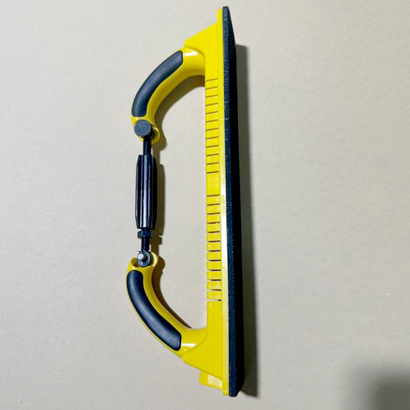 Mano ajustable tablero de molienda mano cepilladora polvo succión en seco mano empuje tablero manual coche mano cepilladora rectangular mano bloque de molienda