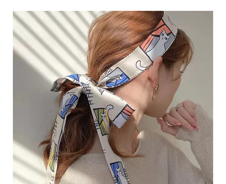Fashion Animal Flower Cloth Printing Hair Band 1 Piece display picture 2