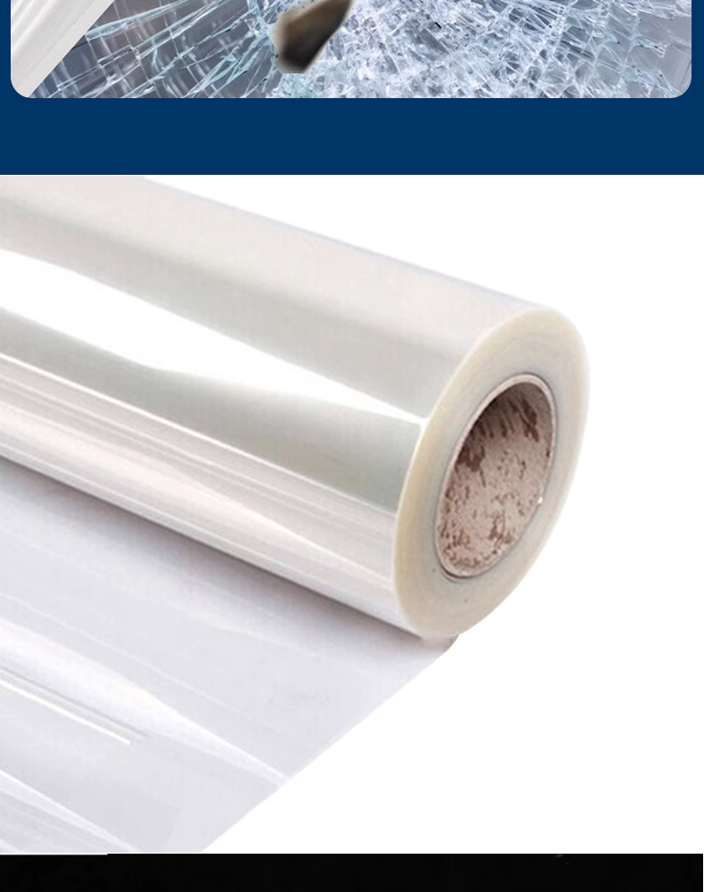 Wholesale Car Front Windshield Protective Film Tpu Transparent Protective Film Explosion-Proof Film Safety Film Epu Glass Protective Film