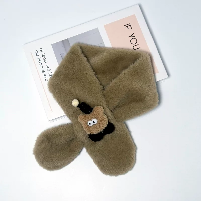 Winter children's keep warm cartoon scarf