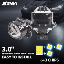 �羳����SANVI LK83 80W 3�������ֱ��LED˫��͸�����ǰ�յ�