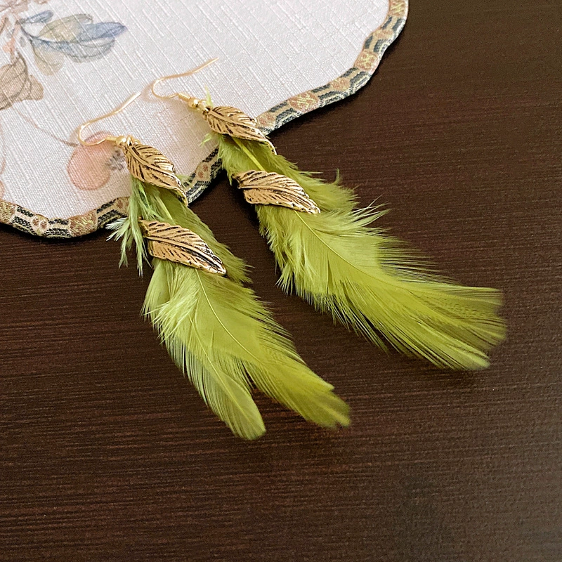 Ethnic earrings, boho style, high-end, ethnic style
