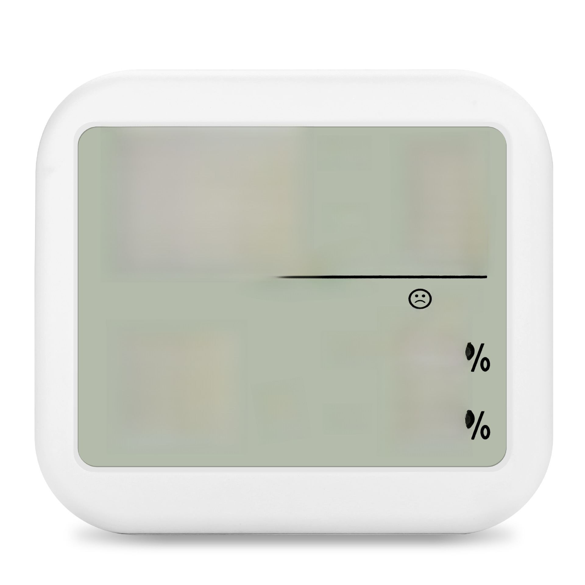 동일한 화면 디스플레이 온도 및 습도 메모리 부티크 기상 스테이션 홈 베이비 룸 온도 및 습도 측정기와 새로운 대형 화면