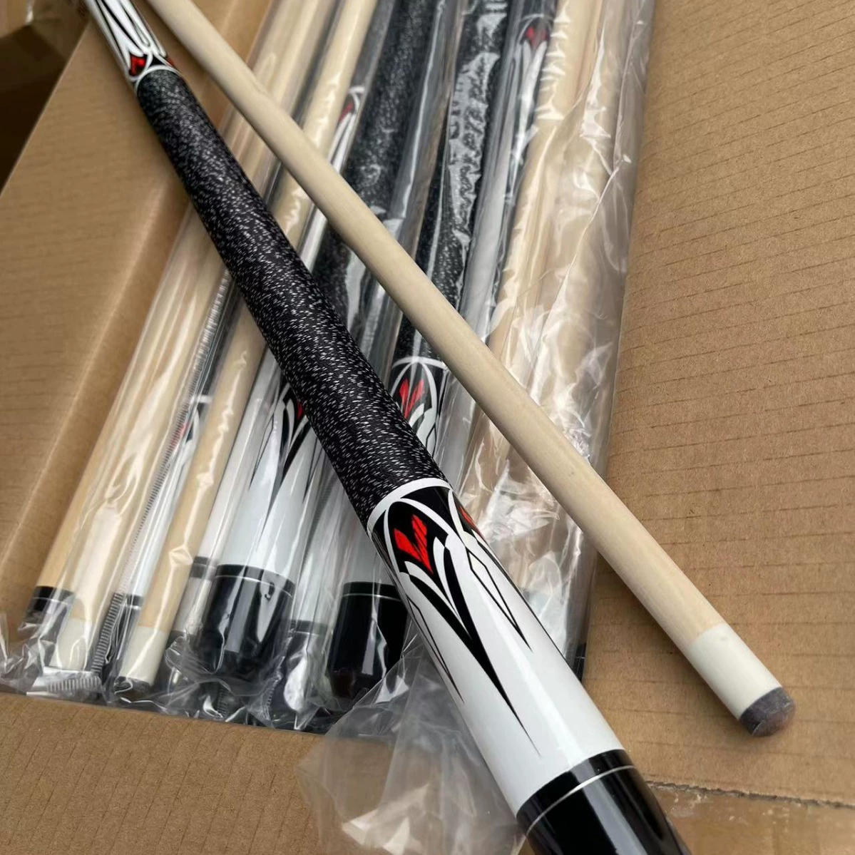 13 мм Белый Шарм двойная секция 1/2 клен береза большая голова стержень девять шариков стержень китайский черный восемь бильярдный стержень комната мужской стержень