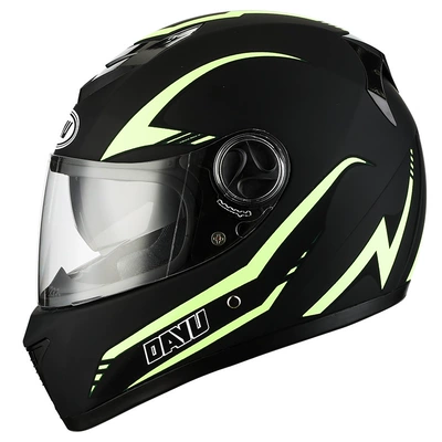 Motosiklet kaskı (dəbilqə): All-Season Safety Helmet, Full-Face Helmet - yellow-flash-m-size-57-58cm