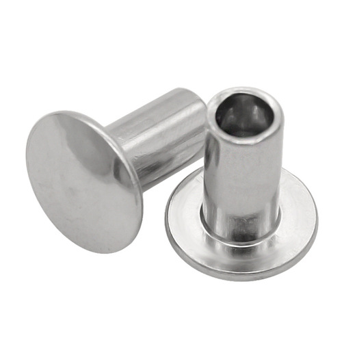 304 stainless steel flat round head semi-hollow rivets M2-M4 large flat head rivets hollow rivets GB873