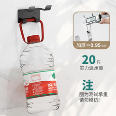 Hair dryer rack punch-free stainless steel storage rack bathroom wall-mounted hair dryer storage bracket