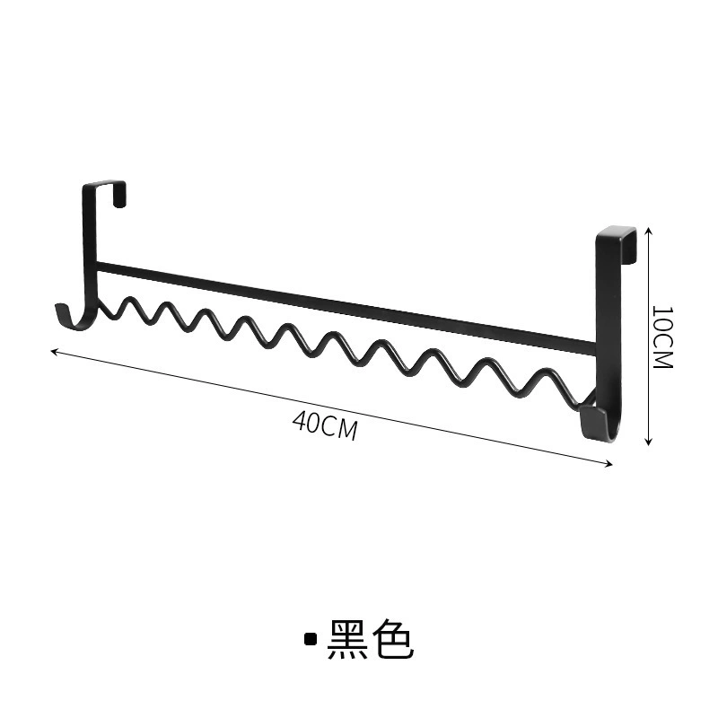 Wall-Mounted Dormitory Bedside Hook, Carbon Steel, No-Drill Over-Bed Multi-Function Hanger