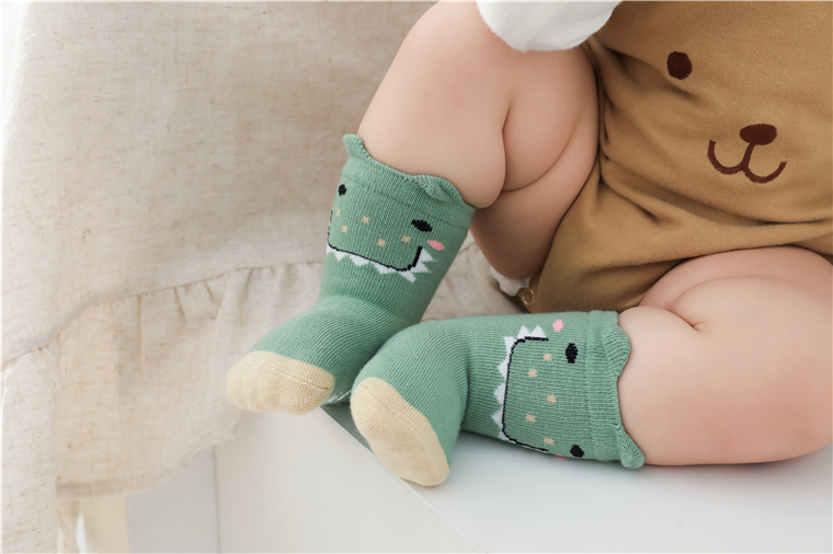 Children Unisex Cute Animal Cotton Jacquard Crew Socks display picture 1