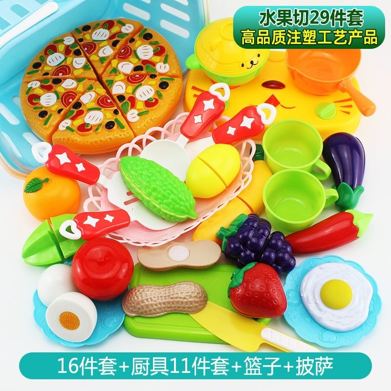 Juguetes de corte de frutas para niños, simulación de cocina, juegos de corte de frutas y verduras, juegos de rompecabezas