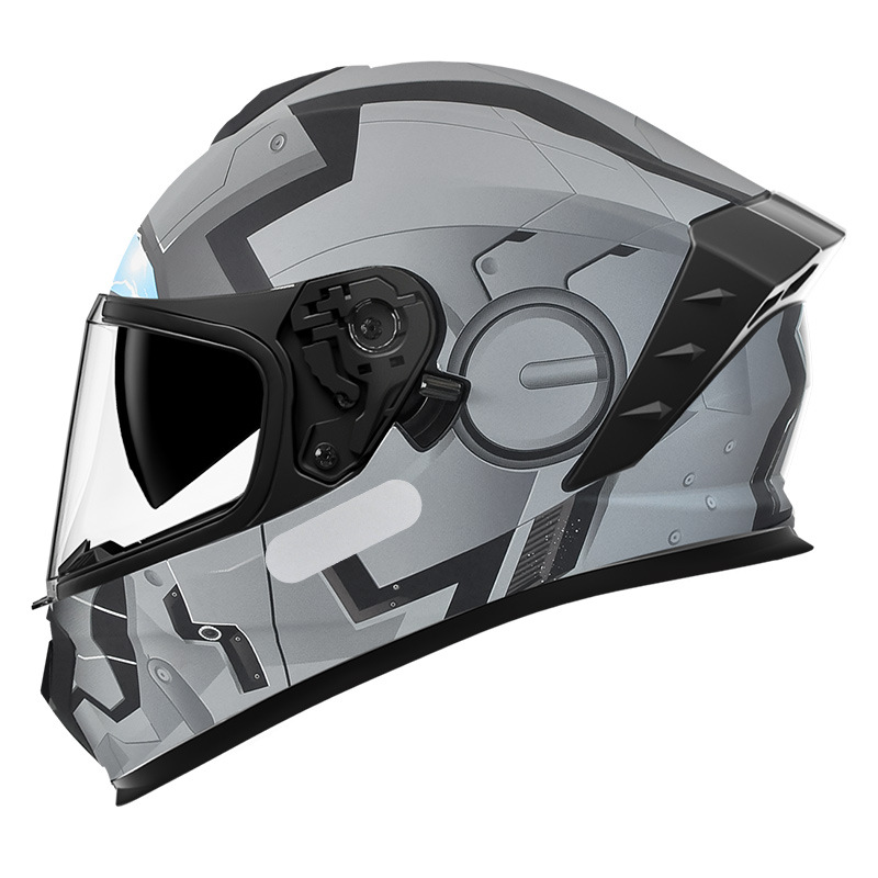 Nuevo estándar nacional 3C certificado casco de motocicleta eléctrica hombres y mujeres otoño e invierno cálido casco de invierno casco de motocicleta