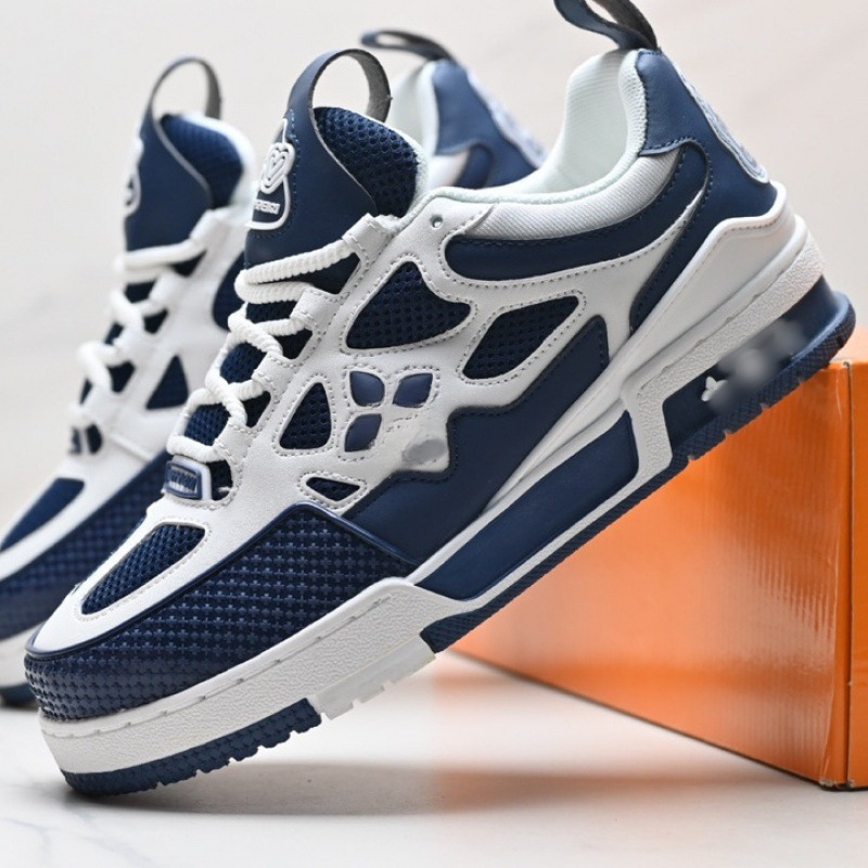 Putian Shoes High Version Fat Boy Shoes Lujia Trainer Couple Style Embossed Fashion Heightening Thick-Soled Sports Sneakers